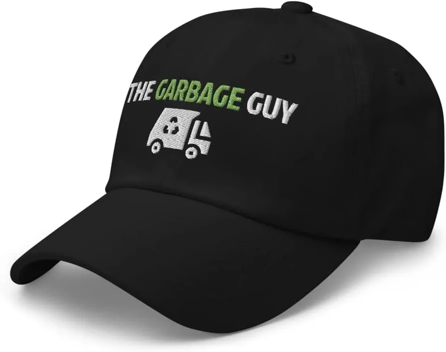 The Garbage Guy Garbage Collector Sanitation Embroidered Dad Hat Baseball Cap