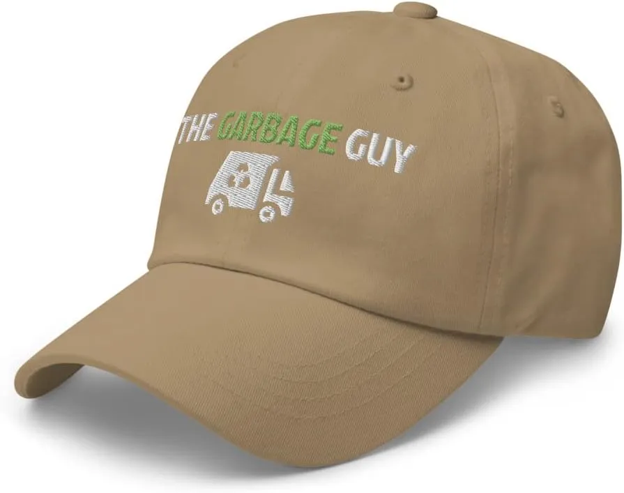 The Garbage Guy Garbage Collector Sanitation Embroidered Dad Hat Baseball Cap