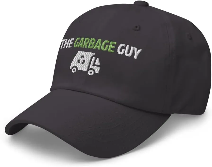 The Garbage Guy Garbage Collector Sanitation Embroidered Dad Hat Baseball Cap