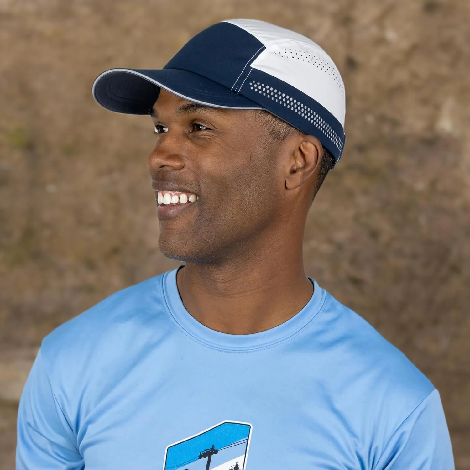 TrailHeads Mens Running Hat - Recycled Running Caps for Men - Athletic Hat for Sports, Tennis, Golf, Pickleball, Gym