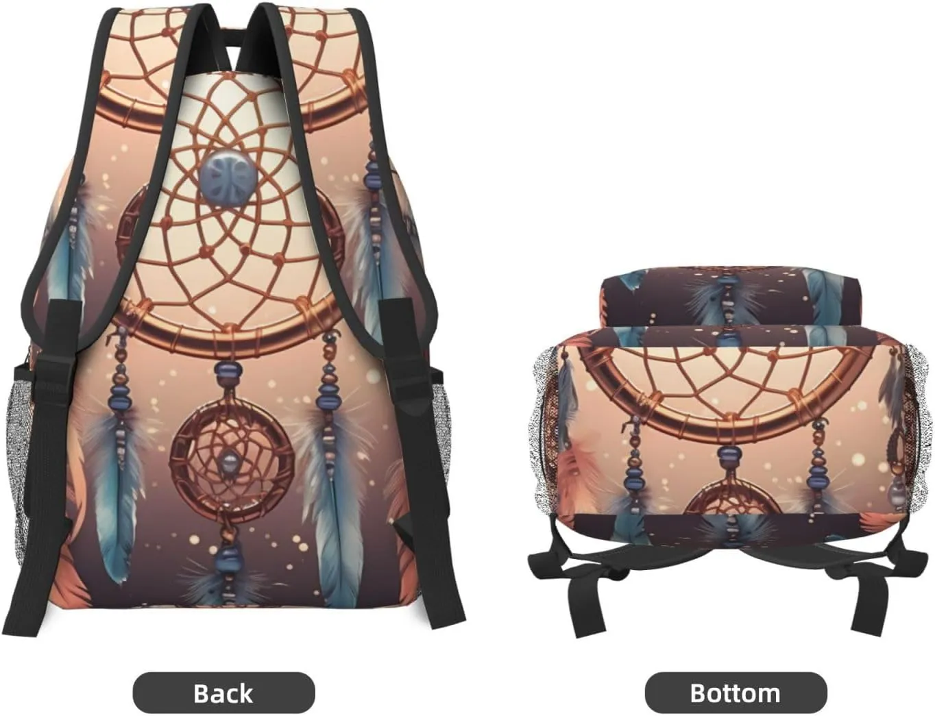 Travel Backpack for Women Carry on Backpack Native American Dream Catcher Lightweight Laptop Backpack for Men
