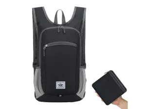 Travel Black Sport Bag Daypack Gym Bag Backpack Foldable Hiking Easy-to-use Excellent craftsmanship Unisex