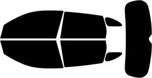 True Line Automotive Precut Car Window Tint Compatible with Mitsubishi Outlander Sport Suv 2011-2023 - 20% All Side and Back Windows - Window Tint Film - Pre Cut Window tint for Car Windows - Tint Kit