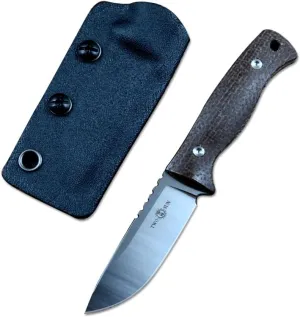 TWO SUN Fixed EDC Camping Knife M390 Blade Kydex Sheath TS247