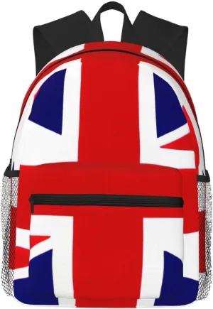 Uk Flag Print Shoulder Bag, Lightweight Shoulder Bag, Travel Bag, Hiking Backpack, Cute Shoulder Bag