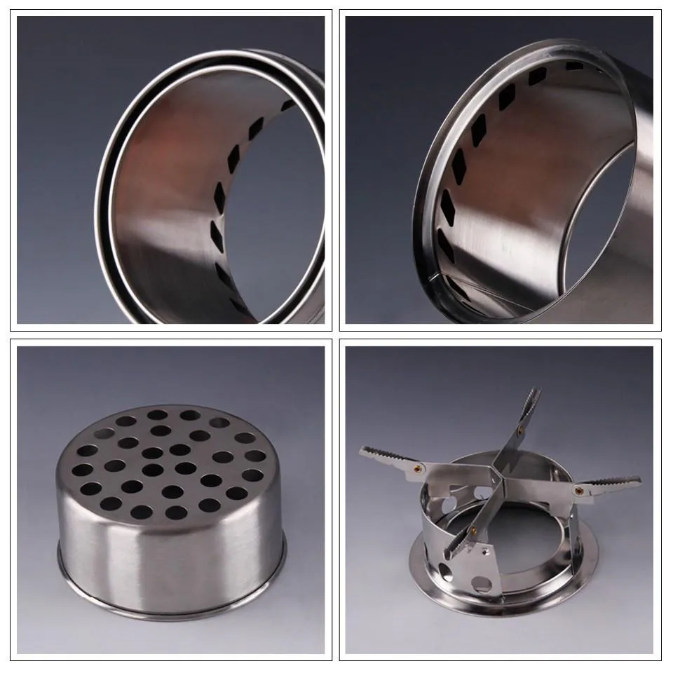 Ultra-Portable Wood Burning Camping Stove