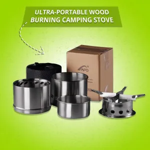 Ultra-Portable Wood Burning Camping Stove