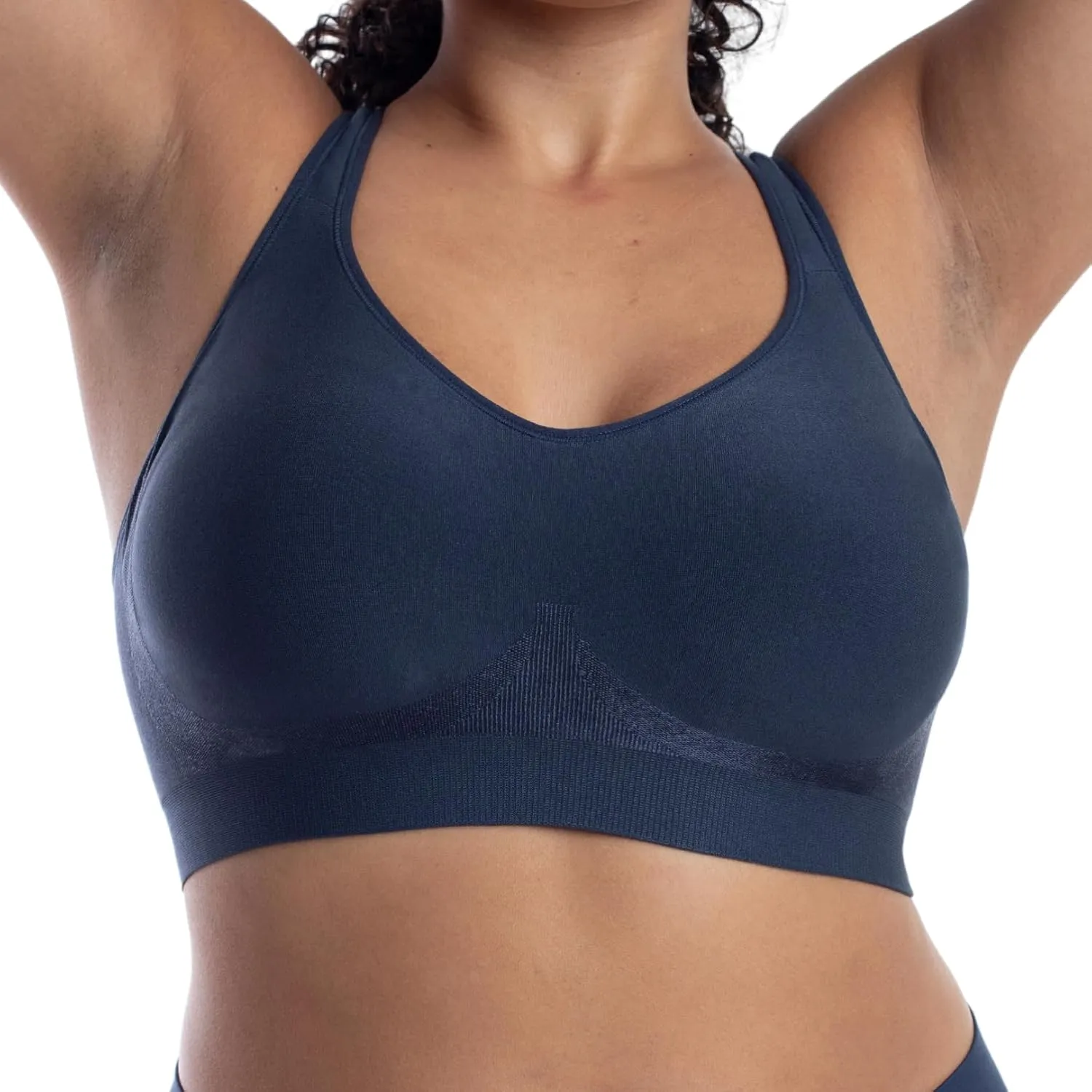 Underoutfit Bra for Women - Wireless Everyday Bra with Adjustable Straps