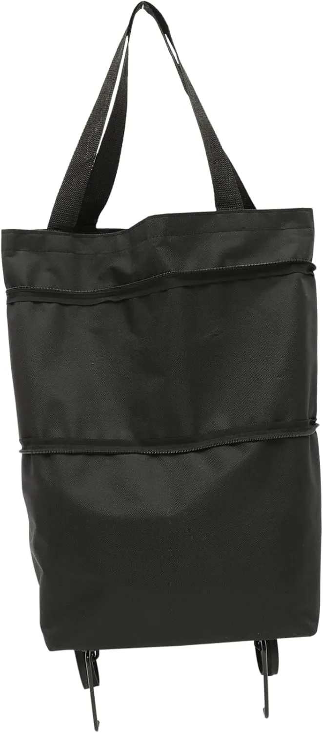 Unomor Storage Bag with Wheels Portable ing Tote Shopping Bag Carts Travel Tote Bag Shopping Basket Foldable