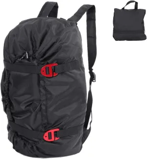VGEBY Rock Climbing Backpack, Folding Rope Cord Bag Equipment Carry Backpack for Outdoor Camping Hiking(Black) Mountain Climbing Tools and Supplies Mbag
