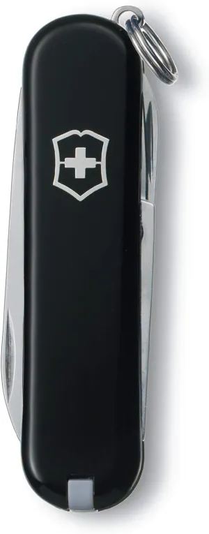 Victorinox, Pocket Knife, Small, Classic SD, 58 mm, Black (7 Functions, Blade, Nail File, Screwdriver 2.5 mm, Scissors)