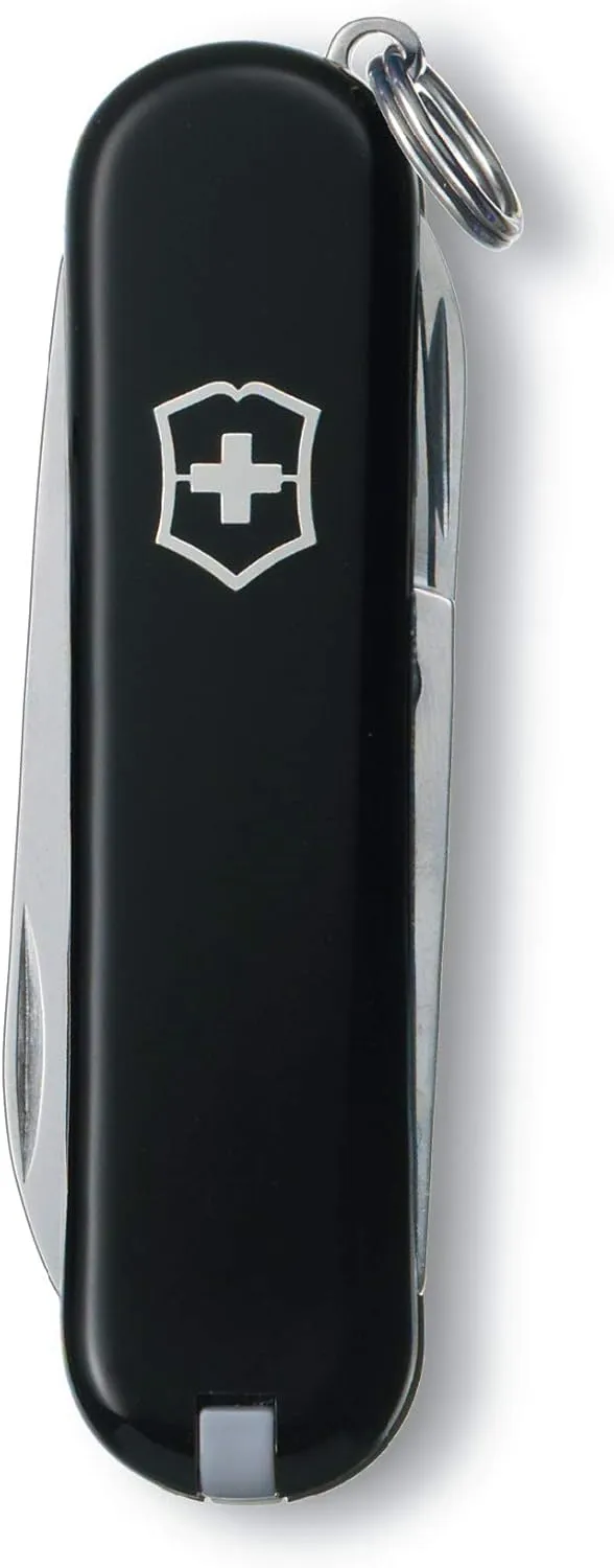 Victorinox, Pocket Knife, Small, Classic SD, 58 mm, Black (7 Functions, Blade, Nail File, Screwdriver 2.5 mm, Scissors)