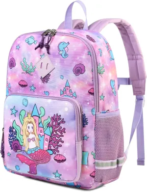 VX VONXURY Kids Backpack, Cute Lightweight Toddler Preschool Backpack for Little Boys Girls with Chest Buckle