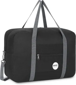 WANDF For Spirit Airlines Personal Item Bag 18x14x8 Travel Duffel Bag Underseat Foldable Carry-on Luggage for Women