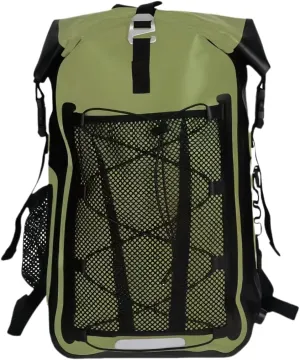 Waterproof Backpack Kayak Dry Bag Backpack Waterproof 30L, Lightweight Roll Top Dry Bag for Boating Surfing Camping (Green,30L)
