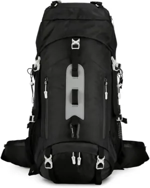 Waterproof Backpacking Mountaineering Backpack 60L Hiking Backpack Large Capacity Camping Backpack