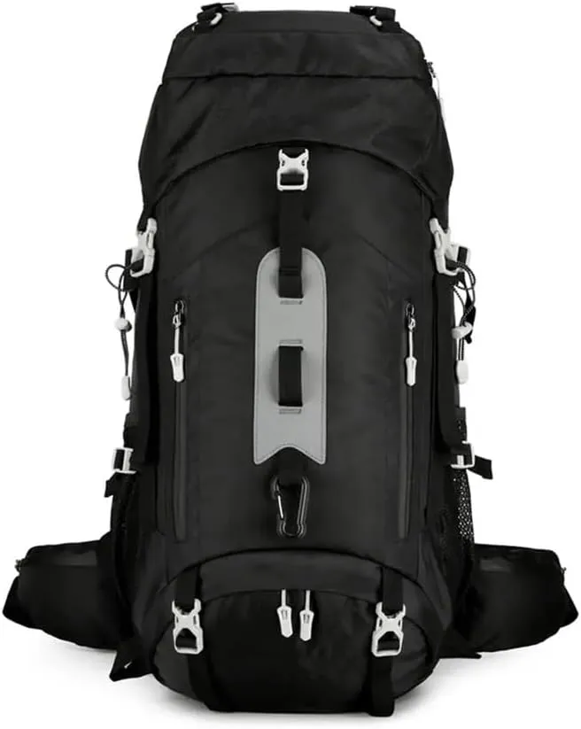 Waterproof Backpacking Mountaineering Backpack 60L Hiking Backpack Large Capacity Camping Backpack