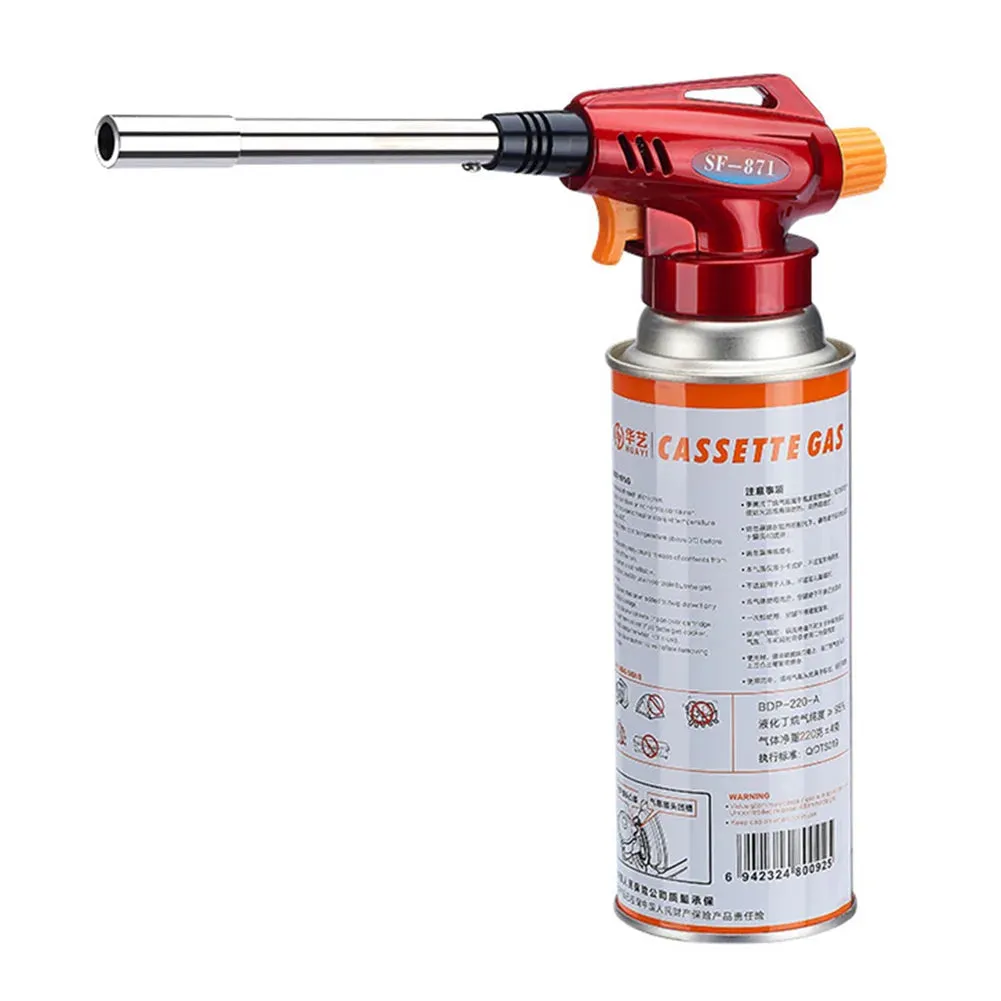 Welding Heating Burner Liquefied Propane Gas Tool for Outdoor Camping BBQ - Gas Torch Lighter for Cooking and Fire Starting