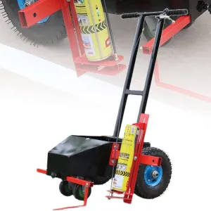 Wheel Transfer Line Marking Machine,Multifunction Athletic Field Marking Machine, 4 Wheel applicator, Paint Line Striping Equipment, Court Scribing Device