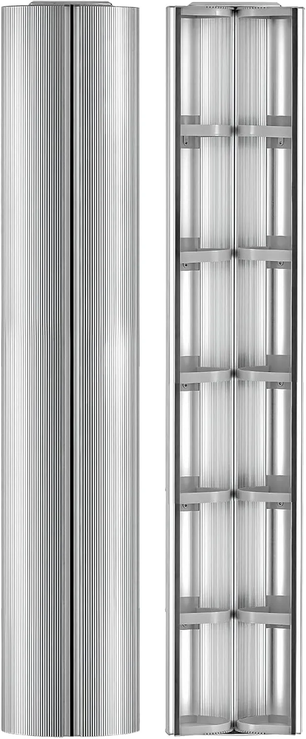 Whitehaus Collection WHRAX-48 Medicinehaus Cabinet, Aluminum