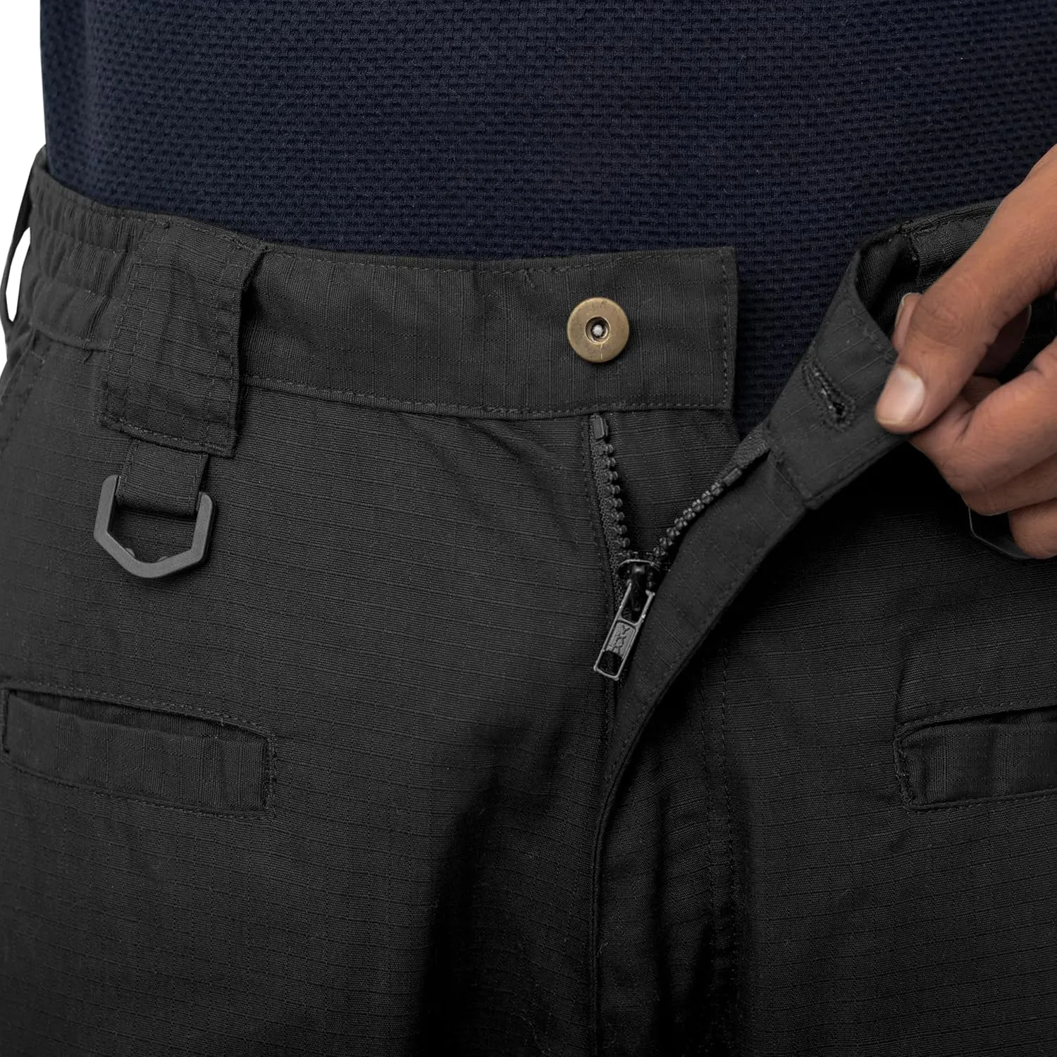 WICKED STOCK Ripstop Men's Operator Cargo Tactical Pants, Elastic Waist, Water Resistant Cargo Pants, Durable, Work Pants Men