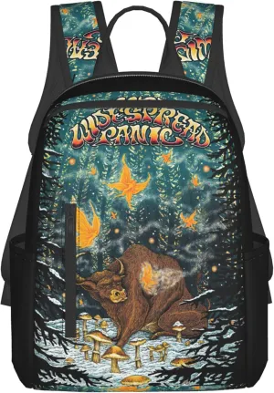 Widespread Music Panic Stylish Backpack Multi-functional and Lightweight Bag Travel Outdoor Activities Adjustable Shoulder Straps Daypacks