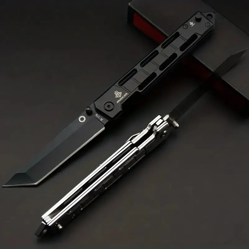 Wild West Ranger: Multifunctional EDC Folding Knife with Tactical Slingshot