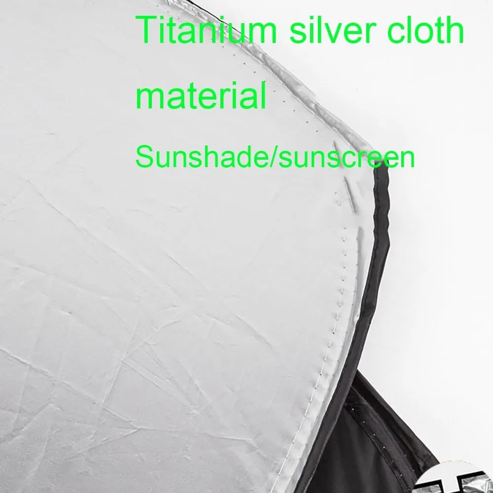 Windshield Sun Shade for Mitsubishi ASX Pajero Sport Outlander Grandis, Car Front Window Covers Sun Visor Protector, Foldable Blocks Sun Rays Sunshade, Easy Installation