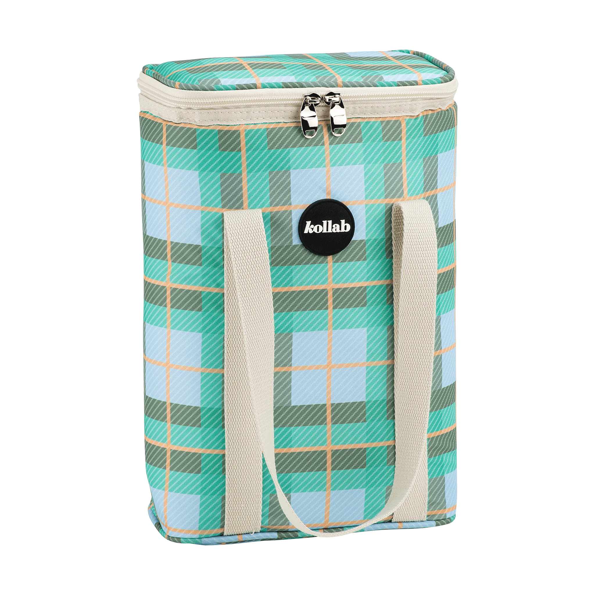 Wine Cooler Bag Ocean Check
