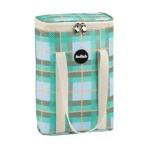 Wine Cooler Bag Ocean Check