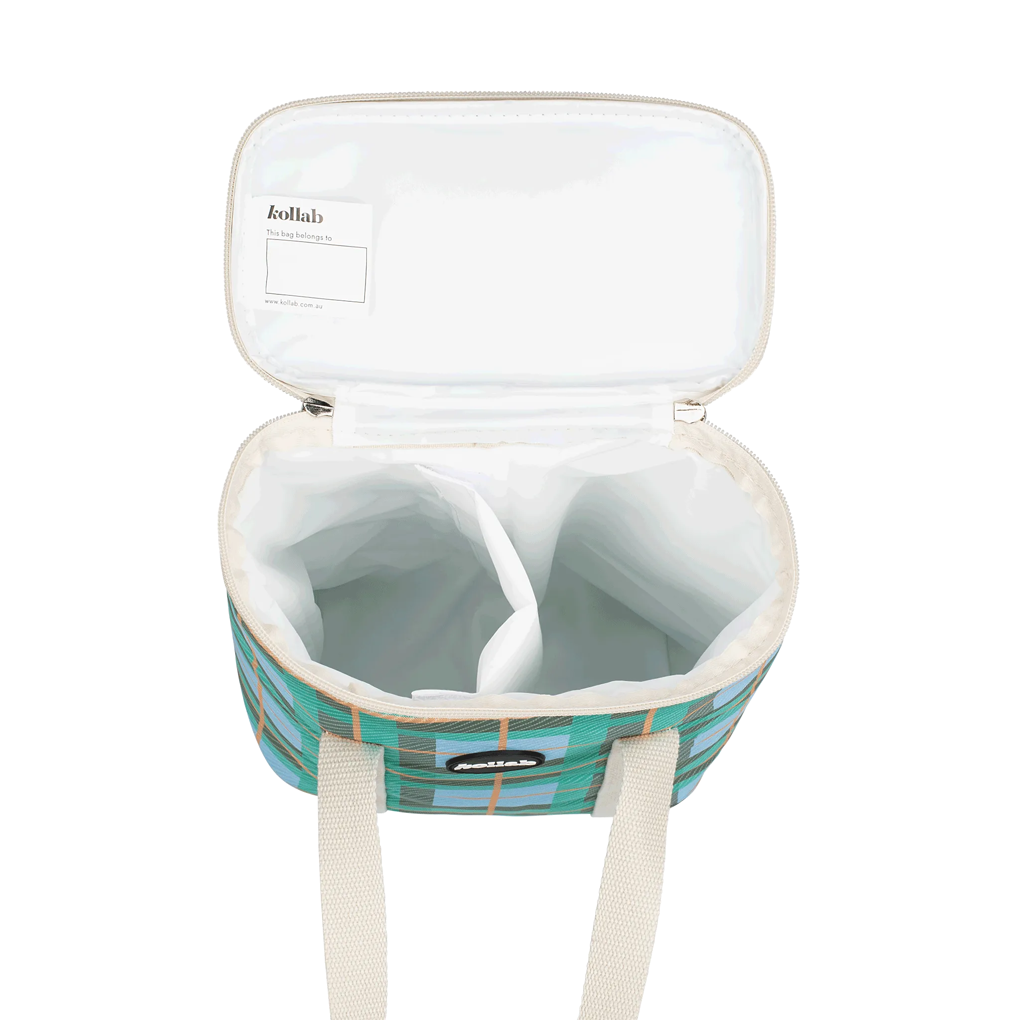 Wine Cooler Bag Ocean Check