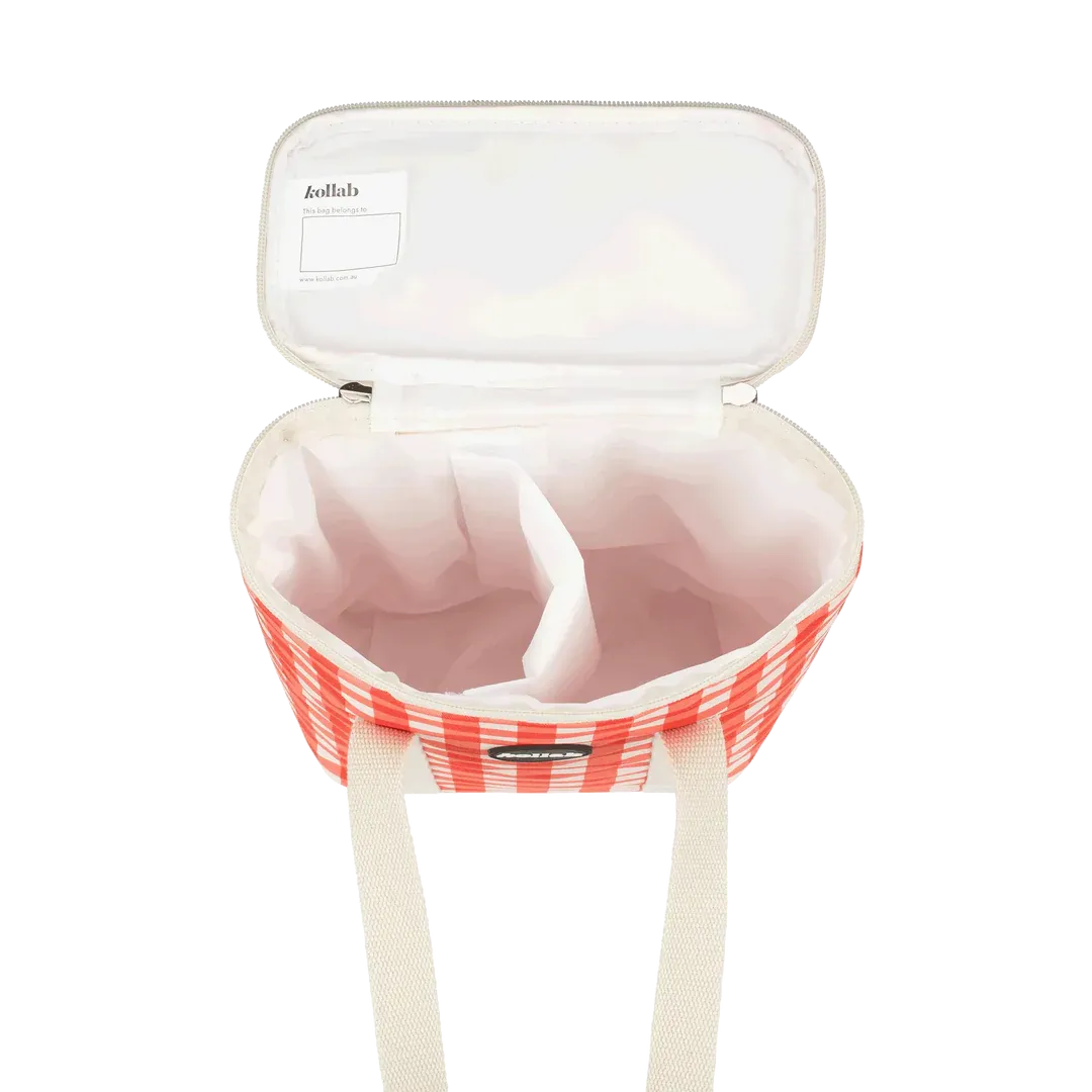 Wine Cooler Bag Red Check