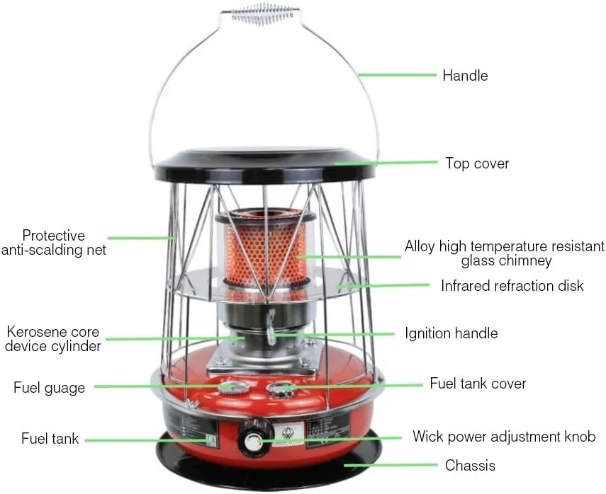 Winter Camping Kerosene Stove Outdoor Ice Fishing Kerosene Heater Portable Kerosene