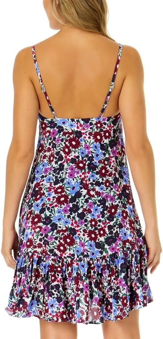 Women's Meadow Bouquet A Line Dress Swimsuit Cover Up