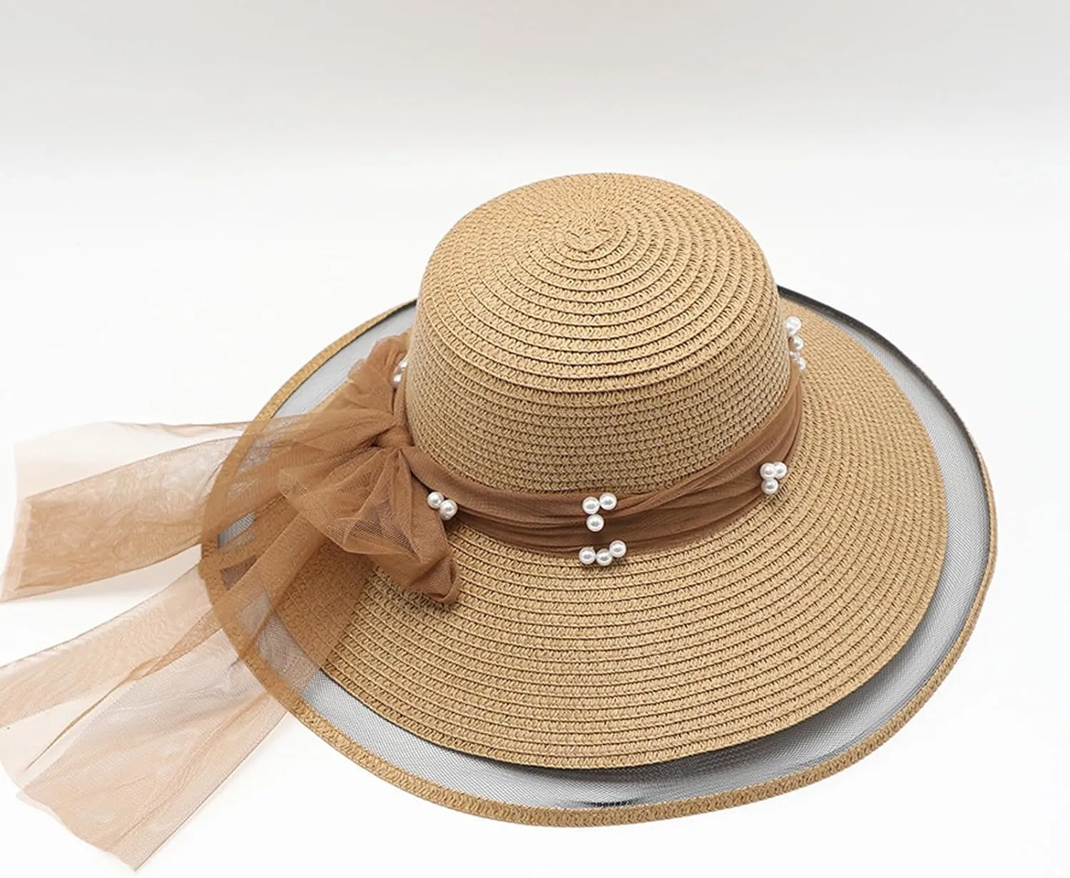 Women's Straw Wide Brim Sun hat Summer Beach hat Straw Hats Foldable Sun hat Luffy Straw hat