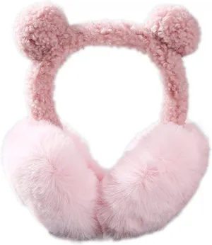 Women's Winter Warm Ear Warmers Outdoor Faux Furry Earmuffs