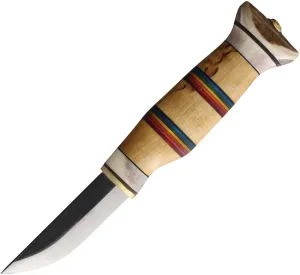 Wood Jewel Fixed Blade Rainbow