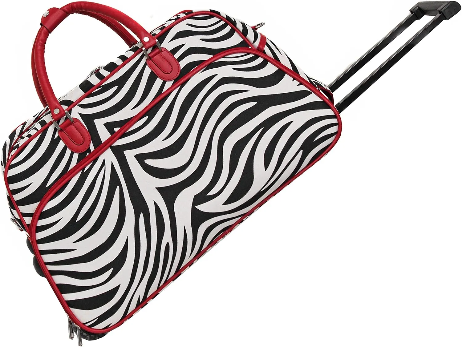 World Traveler Animal Prints 21-inch Carry-on Rolling Duffel Bag