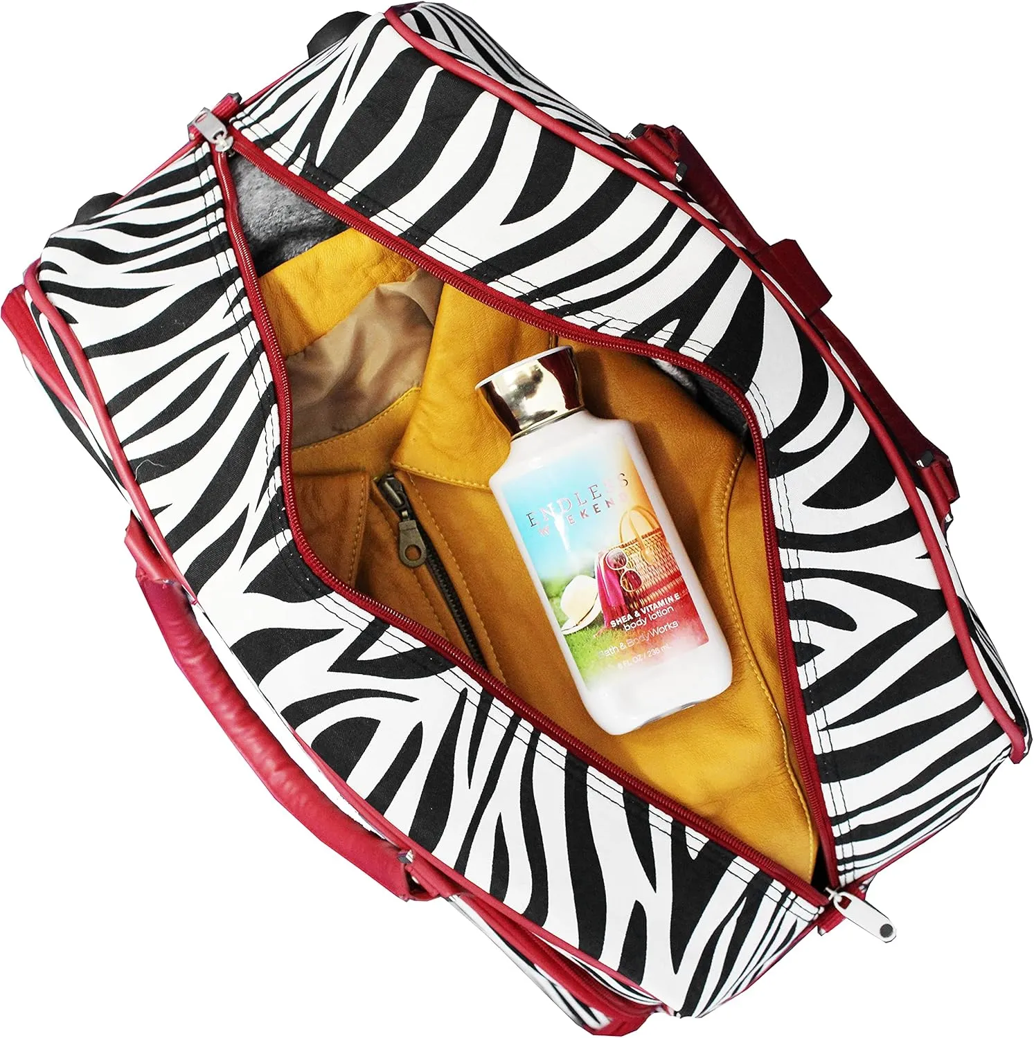 World Traveler Animal Prints 21-inch Carry-on Rolling Duffel Bag