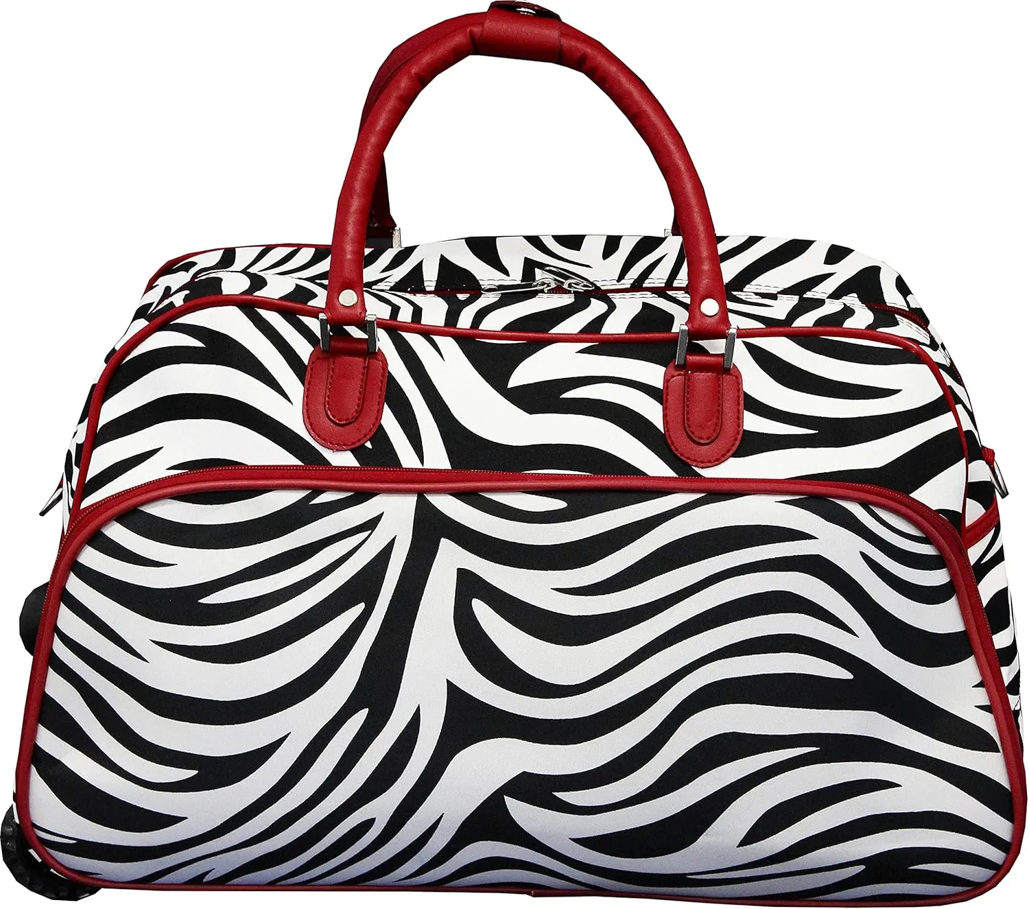 World Traveler Animal Prints 21-inch Carry-on Rolling Duffel Bag