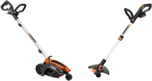 Worx Edger & Trimmer Lawn Tool Bundle - Electric Edger (12 Amp, 7.5")   Cordless String Trimmer/Edger (20V, 12")