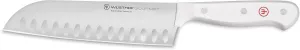 WÜSTHOF Gourmet White 7" Hollow Edge Santoku Knife