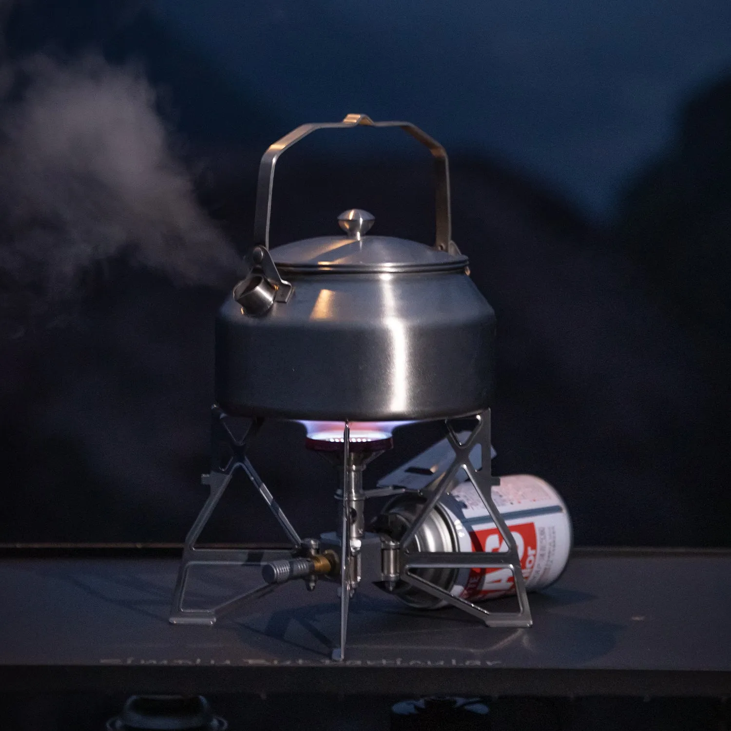 XD-3-NE Butane Camping Stove, Lightweight, Foldable, Pressure Stabilizer, Stainless Steel