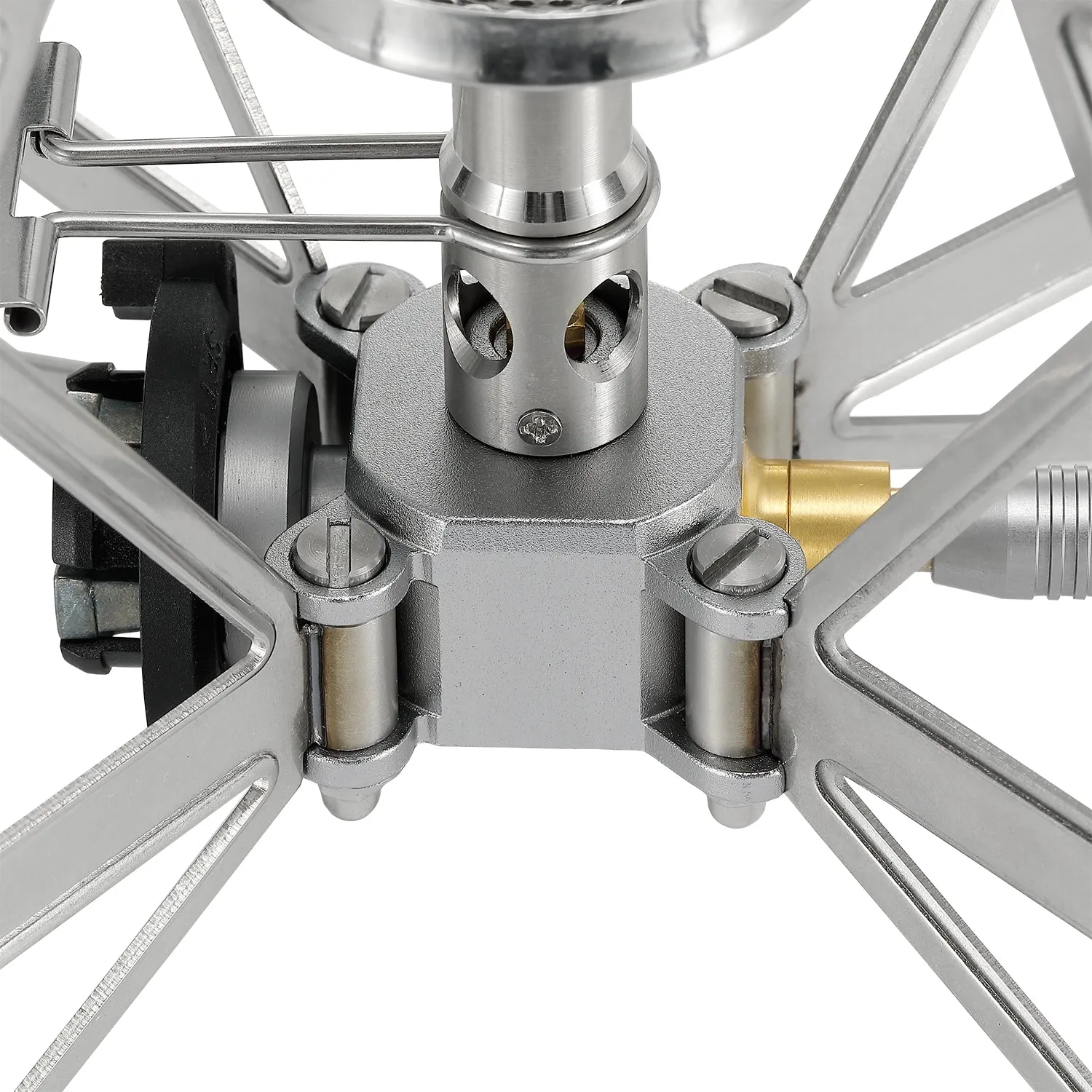 XD-3-NE Butane Camping Stove, Lightweight, Foldable, Pressure Stabilizer, Stainless Steel