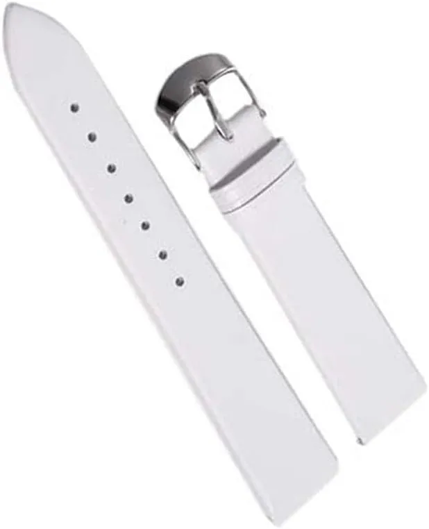 XLCZMYL Plain Weave Leather Watch strap 12 14 16 18 20 22 mm leather Watch band with Gold Pin buckle,2,12mm