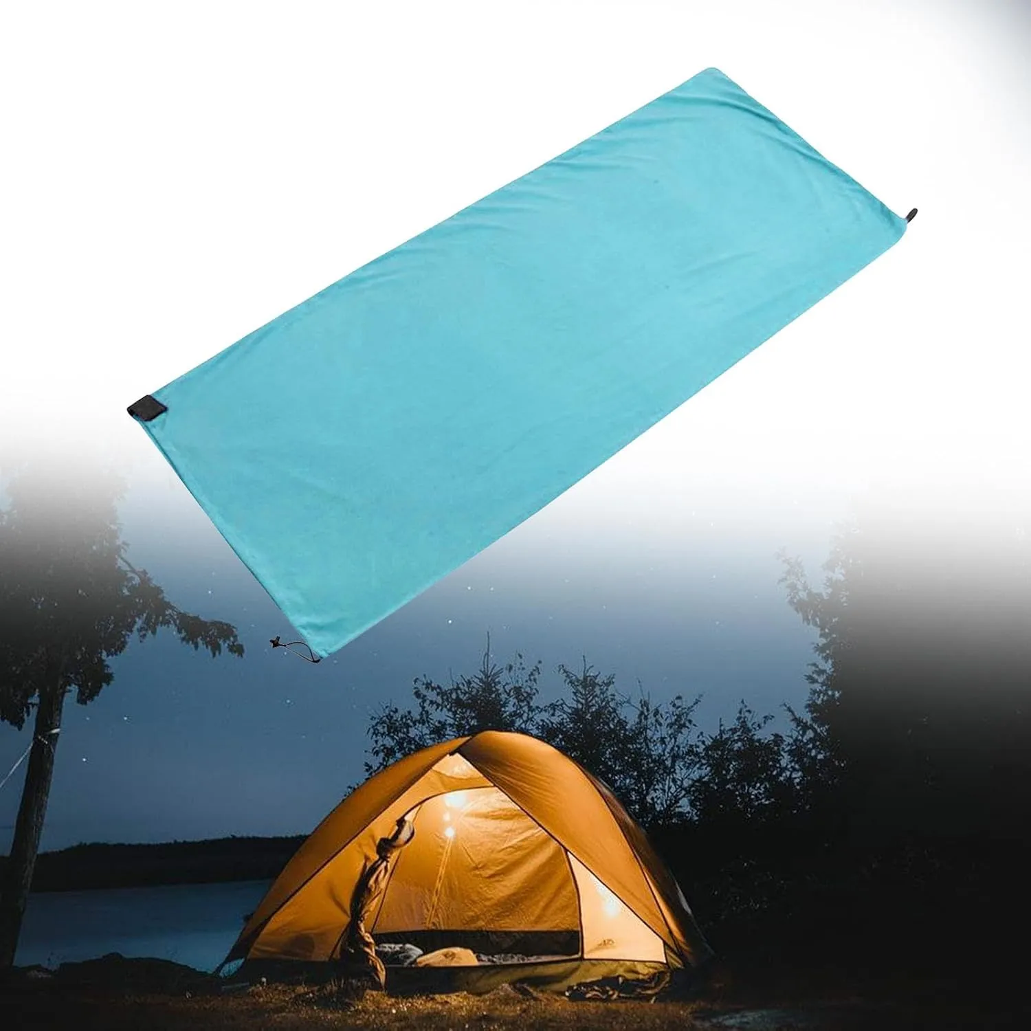 YIJU Fleece Sleeping Bag Liner for Camping and Backpacking 71x31.5inch