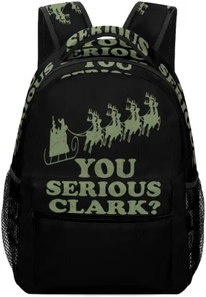 You Serious Clark Travel Backpack Lightweight Shoulders Bag Laptop Daypack for Work Office