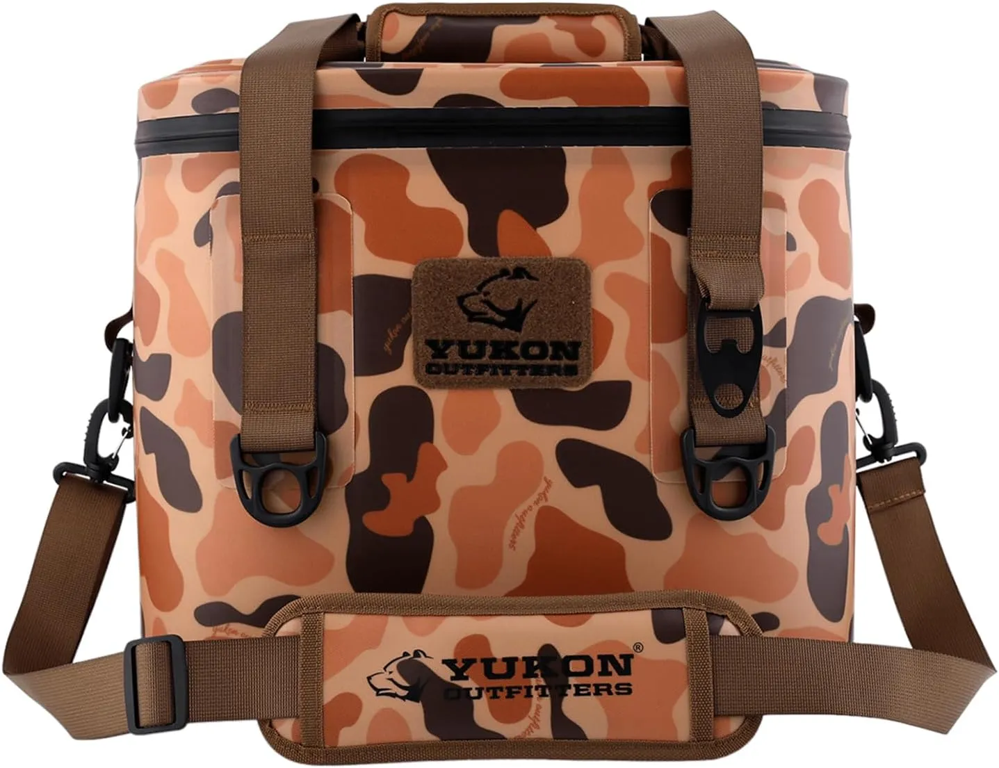 Yukon Outfitters 30 Can Tech Cooler Bag, 54-Liter Durable TRU Welded Leakproof Insulated Outdoor Camping Boating Meal & Drink Lunchbox w/Airtight Zippers, Padded Carry Handle & Shoulder Strap