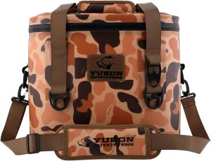 Yukon Outfitters 30 Can Tech Cooler Bag, 54-Liter Durable TRU Welded Leakproof Insulated Outdoor Camping Boating Meal & Drink Lunchbox w/Airtight Zippers, Padded Carry Handle & Shoulder Strap