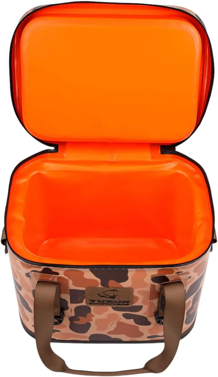 Yukon Outfitters 30 Can Tech Cooler Bag, 54-Liter Durable TRU Welded Leakproof Insulated Outdoor Camping Boating Meal & Drink Lunchbox w/Airtight Zippers, Padded Carry Handle & Shoulder Strap